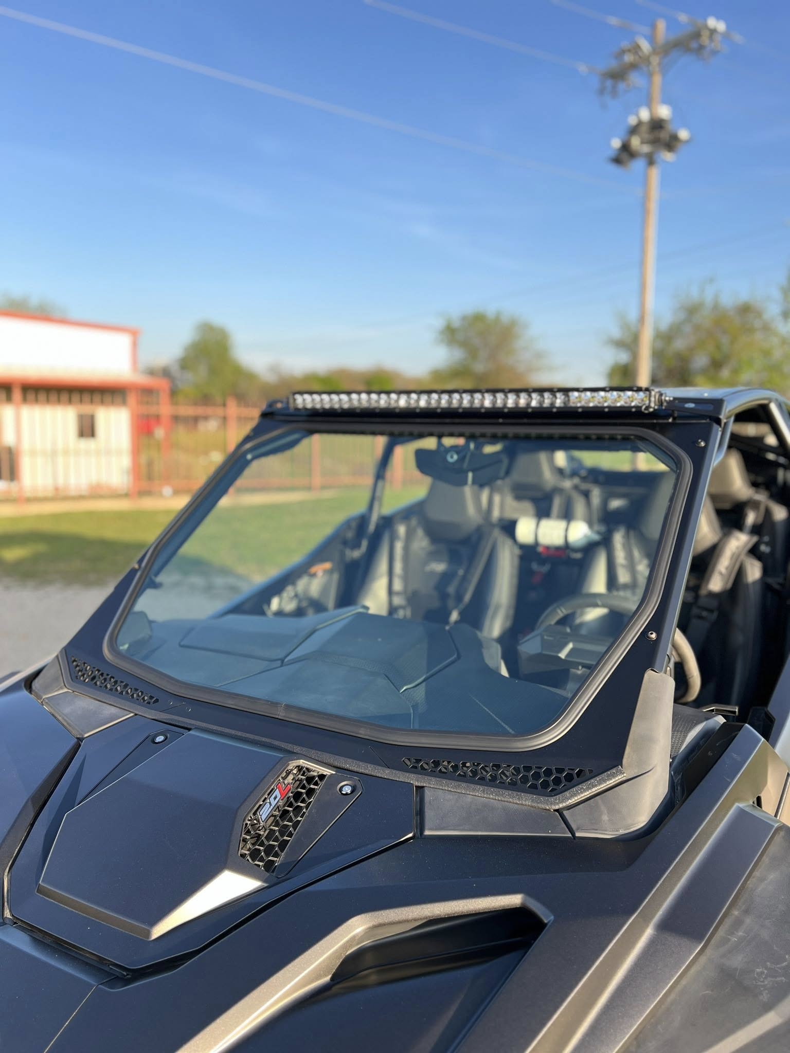 Moto Armor ABF Fabrication 2025+ Pro Series Full Glass Windshield