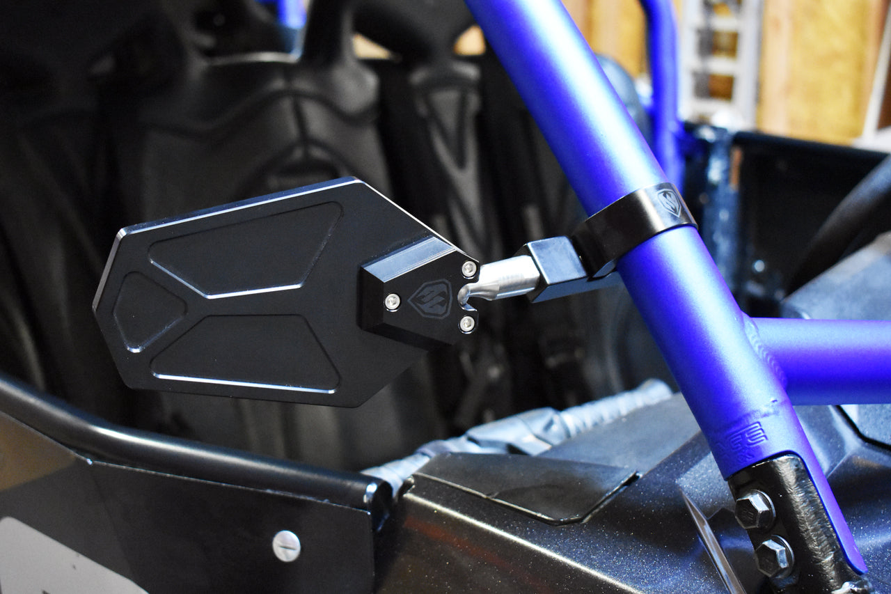 Billet Convex Mirrors Fits 1.75"- 2" (SET of 2)