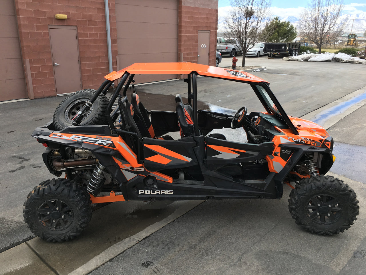 Fast Back Aluminum Roof RZR 900 4, 1000 4, XPT 4 WITH SUNROOF