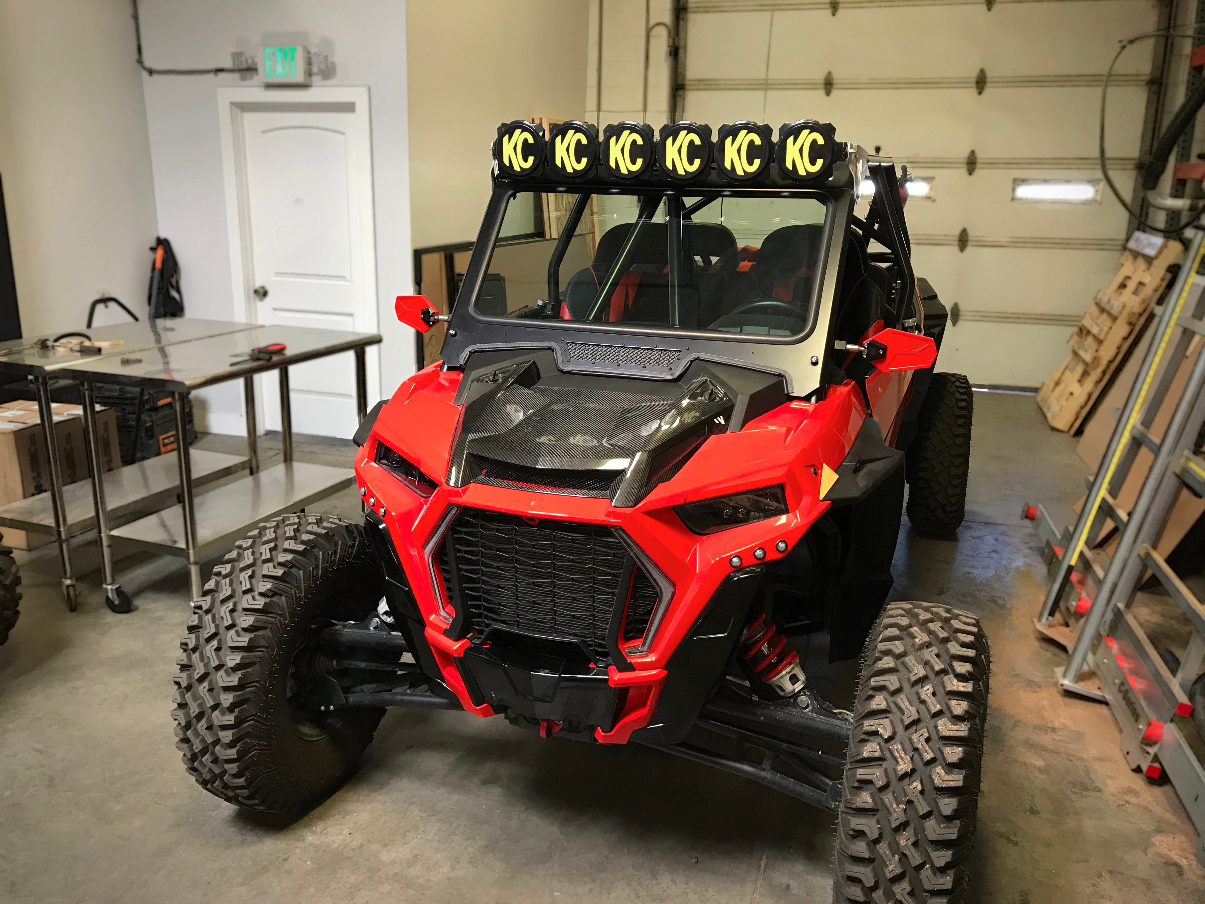 Glass Windshield for CAGEWRX Baja Spec Cage 2019+ RZR TURBO S, XP 1000