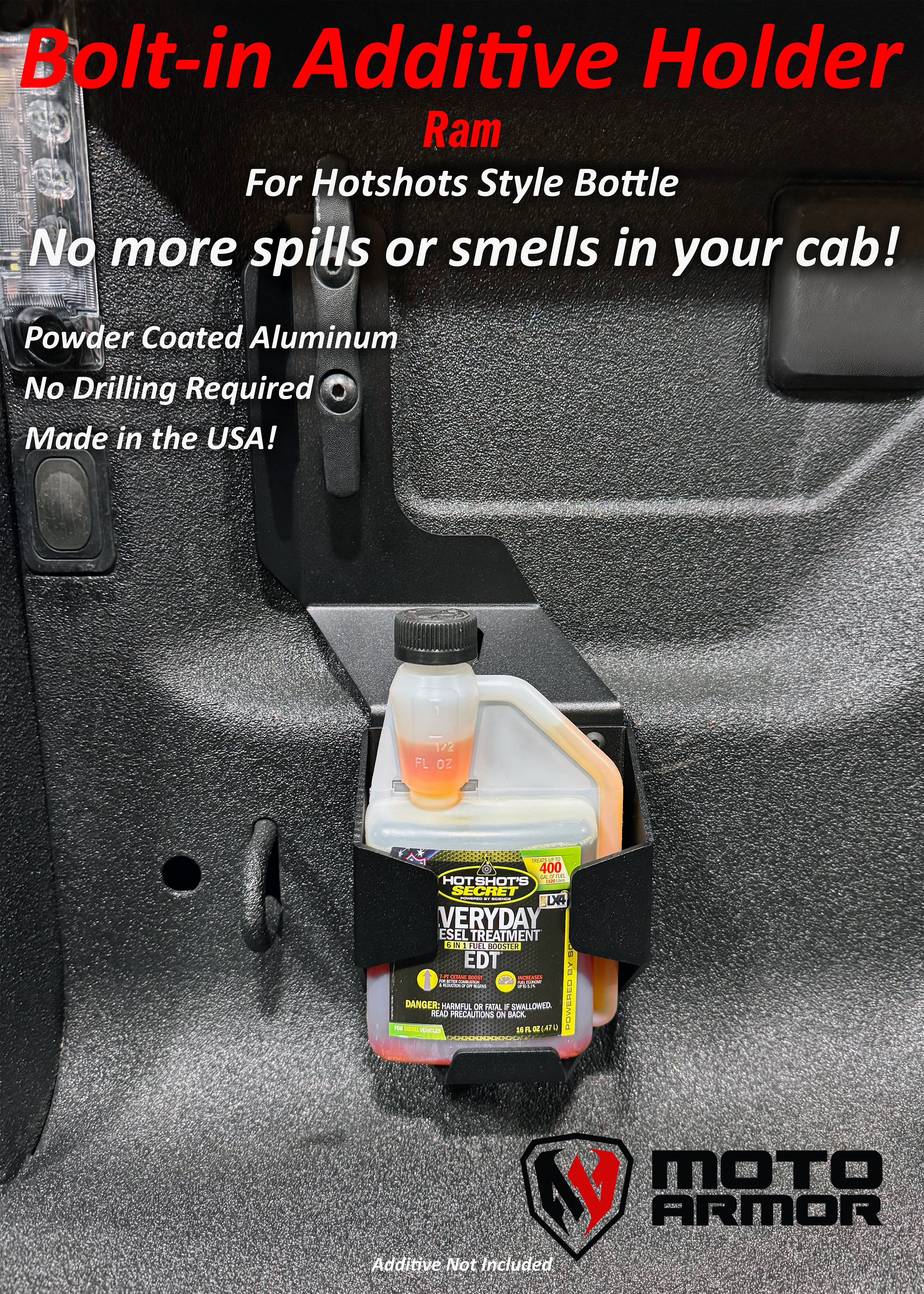 Hotshots Additive Holder 2019-2026 RAM 2500, 3500