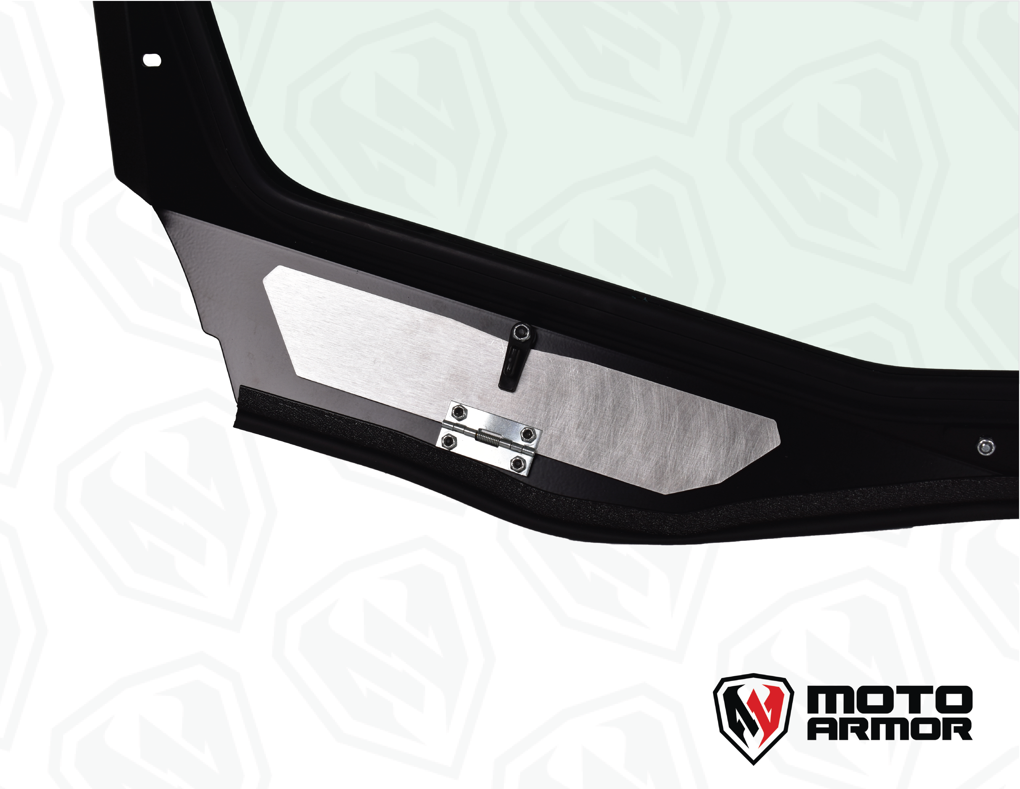 Maverick "R" Vented Glass Windshield with Wipers