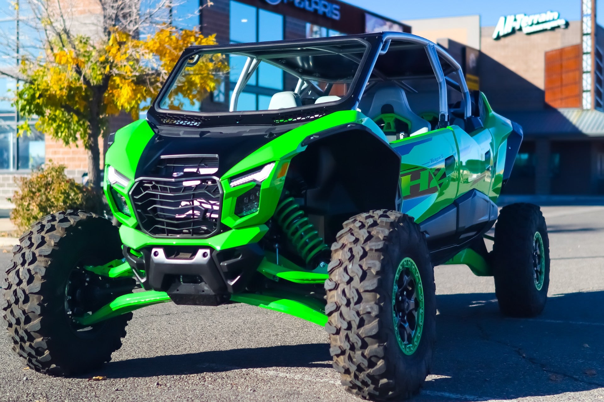 Voodoo Riders KH2 Full Glass Windshield